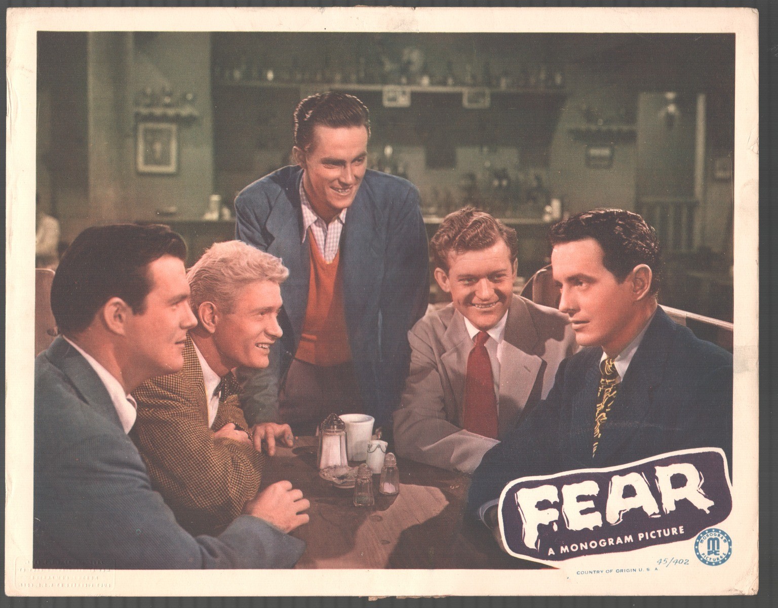 Fear 11″x14″ Lobby Card Peter Cookson James Cardwell William Moss