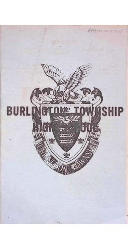 1970 Burlington Township HS Handbook NJ Vietnam Draft Board Info Book NJ