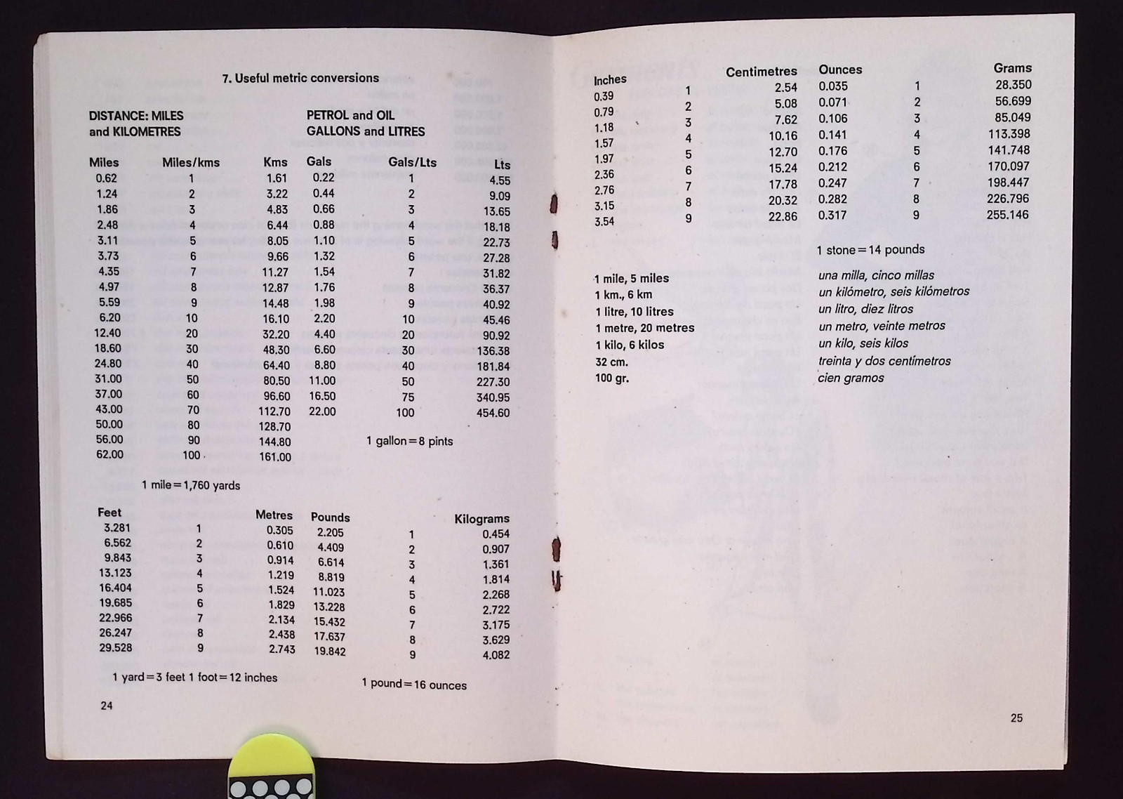 Eurotone Four Phase Introduction to Spanish Book II, Phrases & Useful Info, 1974