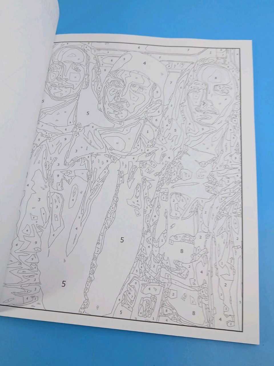 Rare Pearl Jam – Color by Number Adult Coloring Book for Color Pencils UNUSED