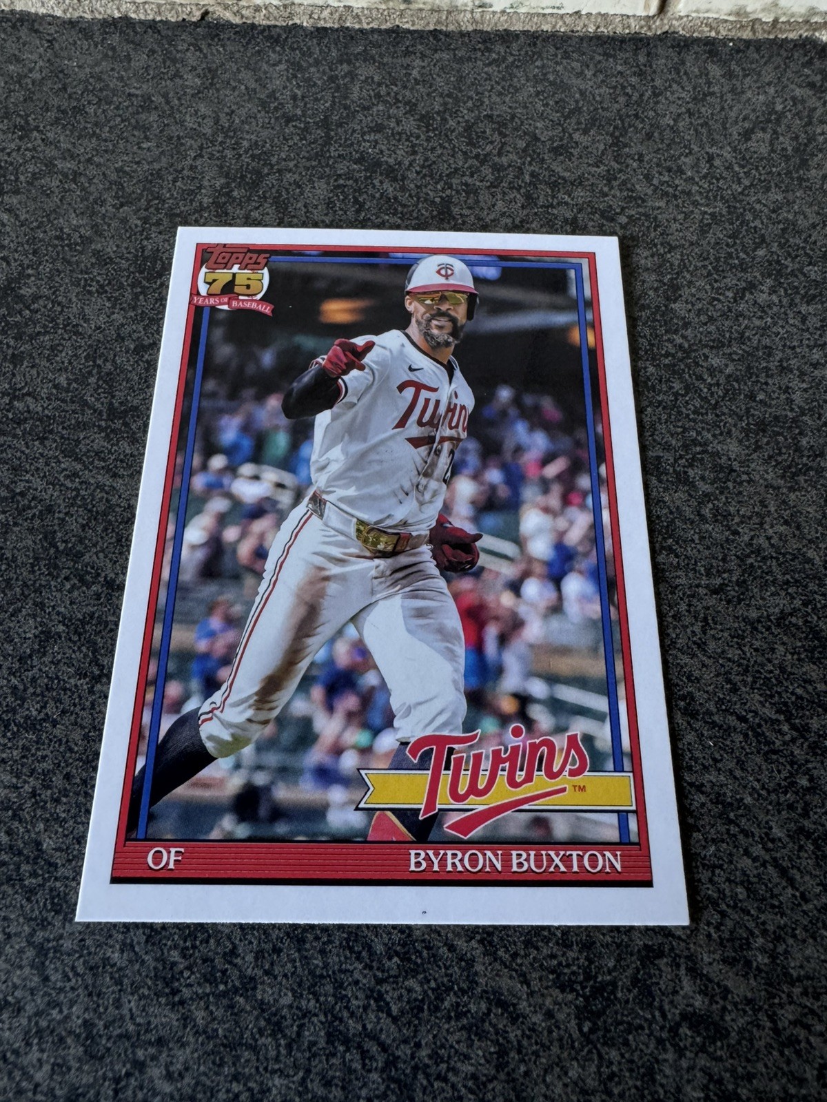 2026 Topps MLB 75 Years T91-92 Byron Buxton Baseball Twins Card