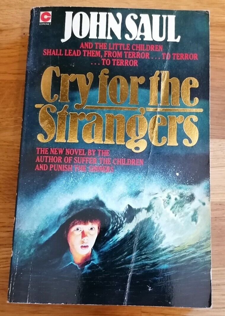 BOOK – Cry For The Strangers By John Saul Horror Paperback 1980 Coronet