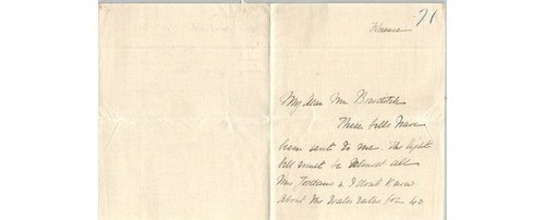 Letter 1900s O. Stugis Florence Italy Real Estate Mansfield St Stationery