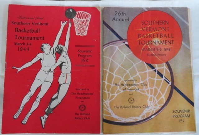 2 – 1944 & 1948 Southern Vermont Championship Basketball Tournament Programs