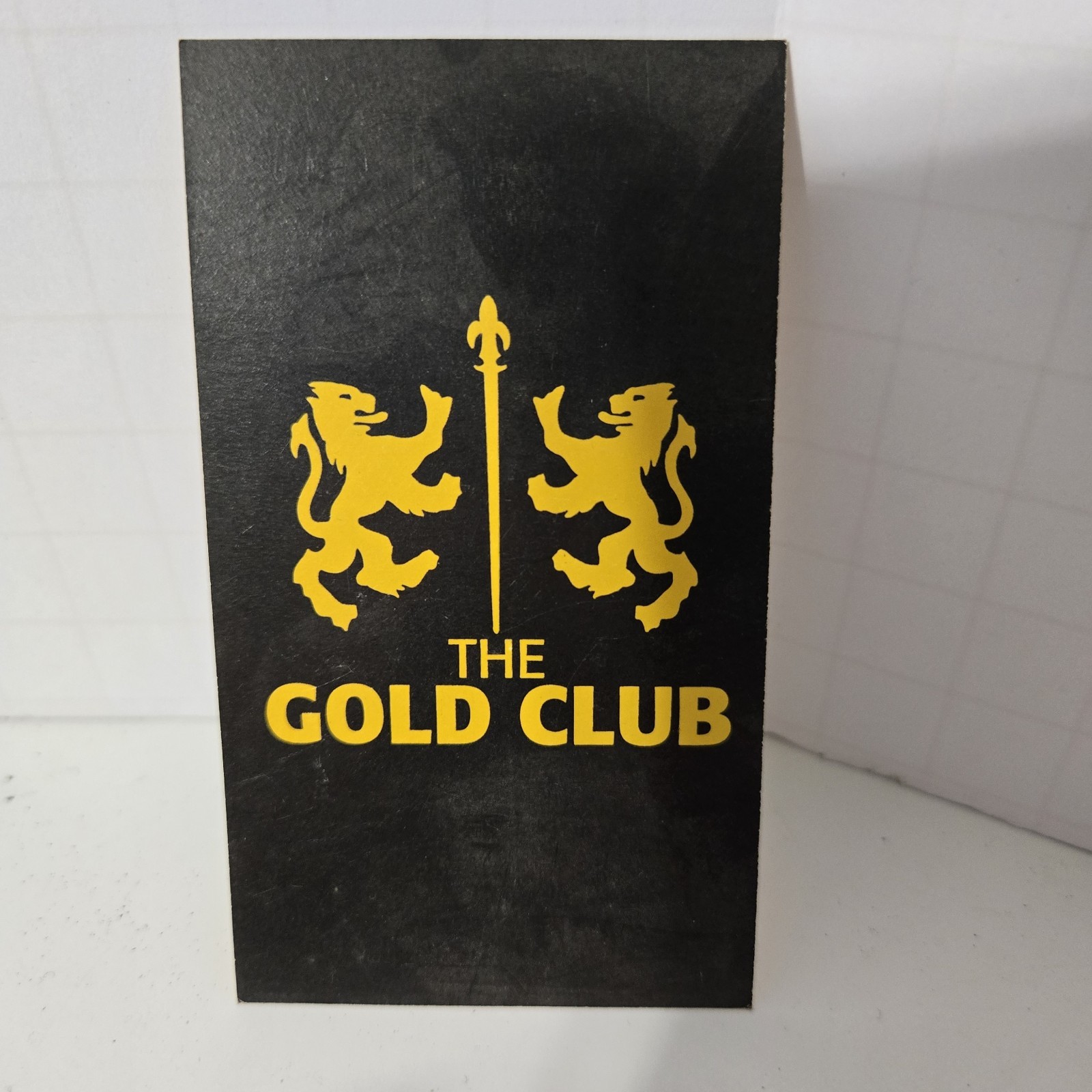 Vintage The Gold Club Complimentary Admission Legendary Strip Club Rare Black