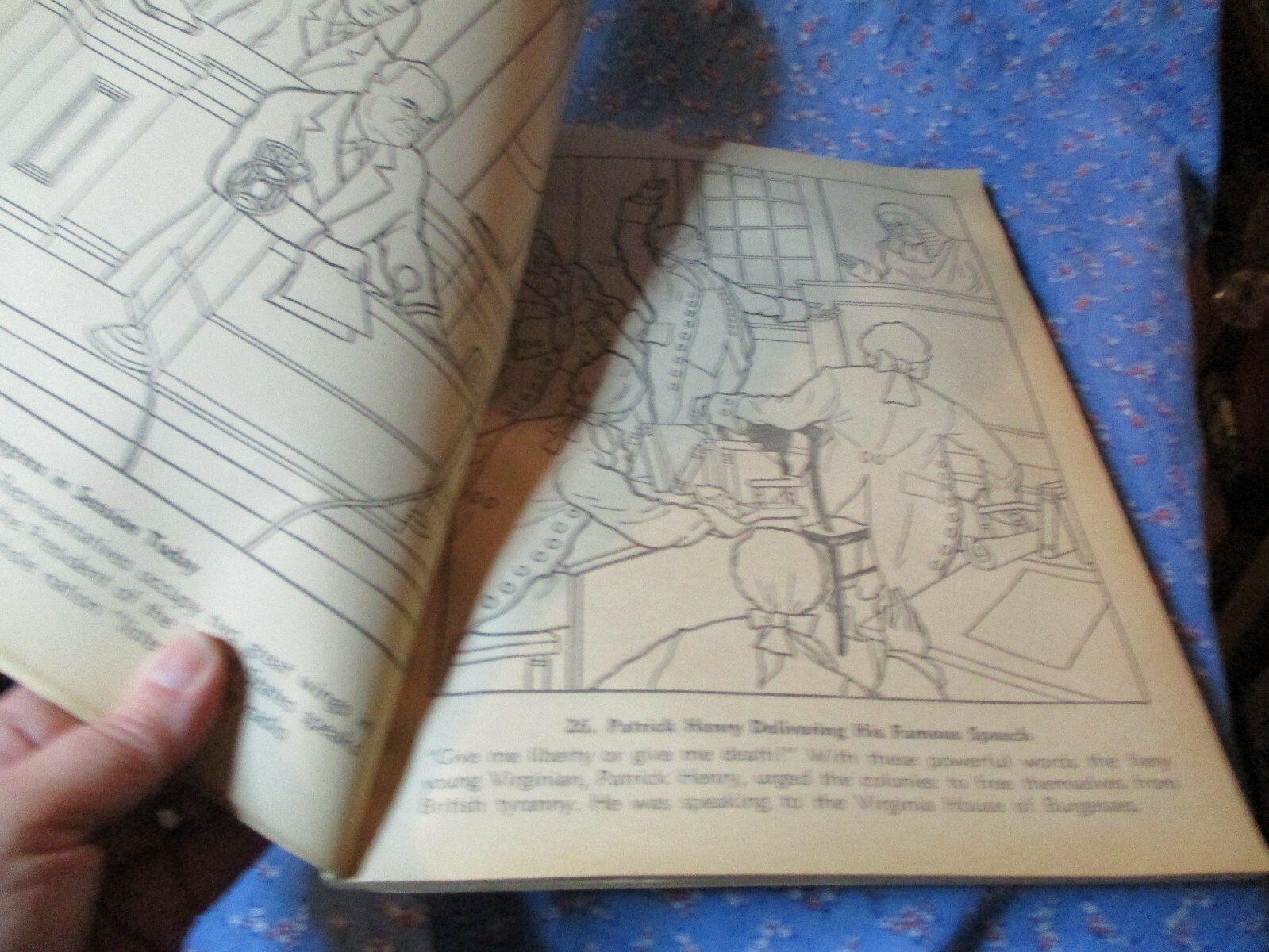 1939 Whitman Our Wonderful America A Paint Book Drawings by Erwin L Hess Unused