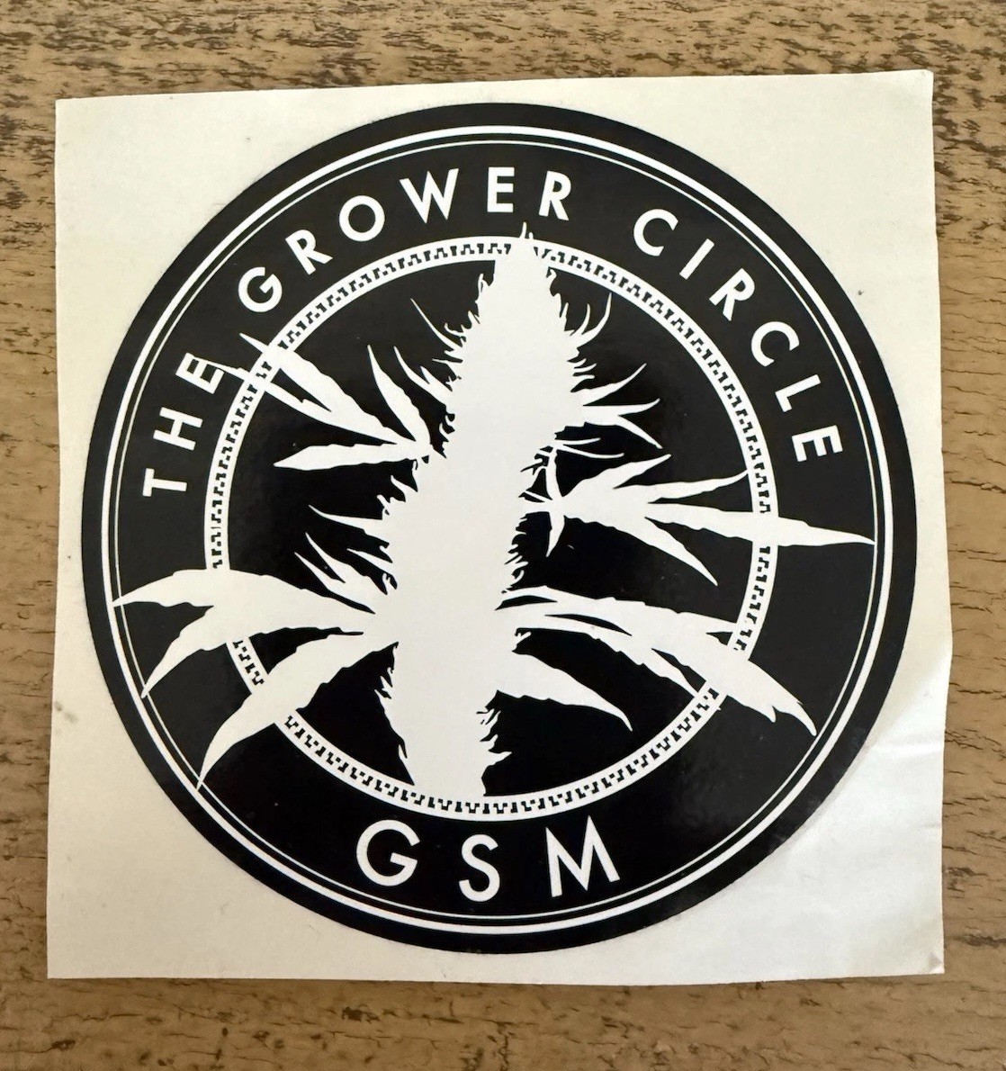 Marijuana Orange Cookies And The Grower Circle GSM Stickers