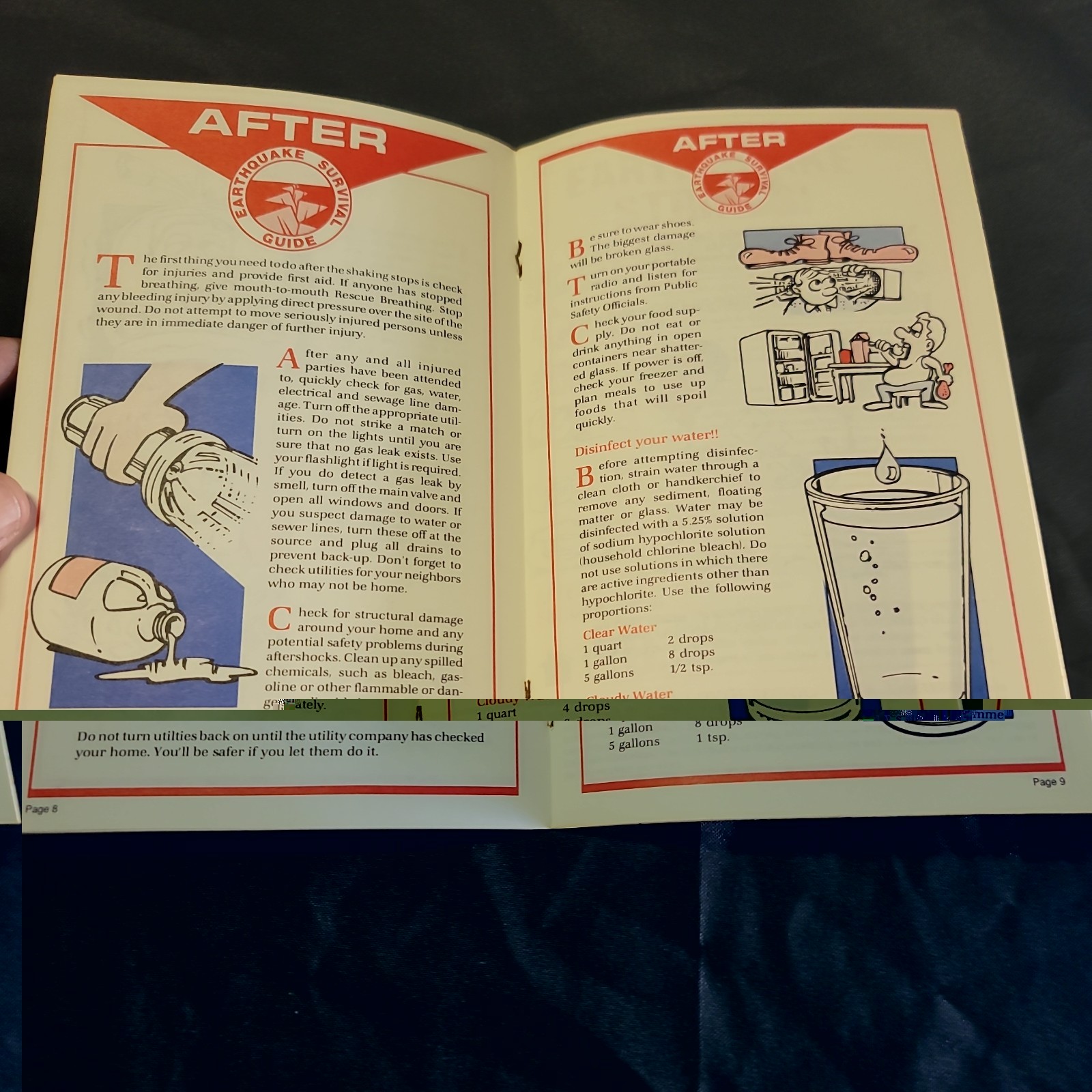 Vintage c1980s Builders Emporium Earthquake Survival Guide 14 Pages VTG