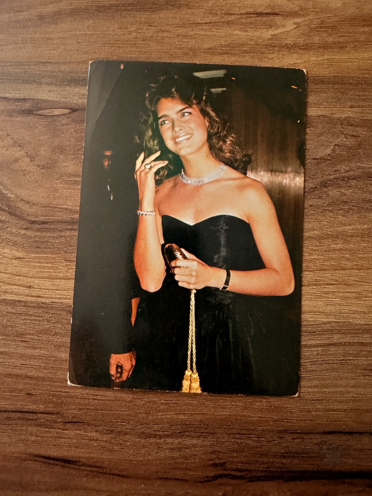 Rare Brooke Shields Vintage Turkish Postcard Supermodel Actress 1980s Collect