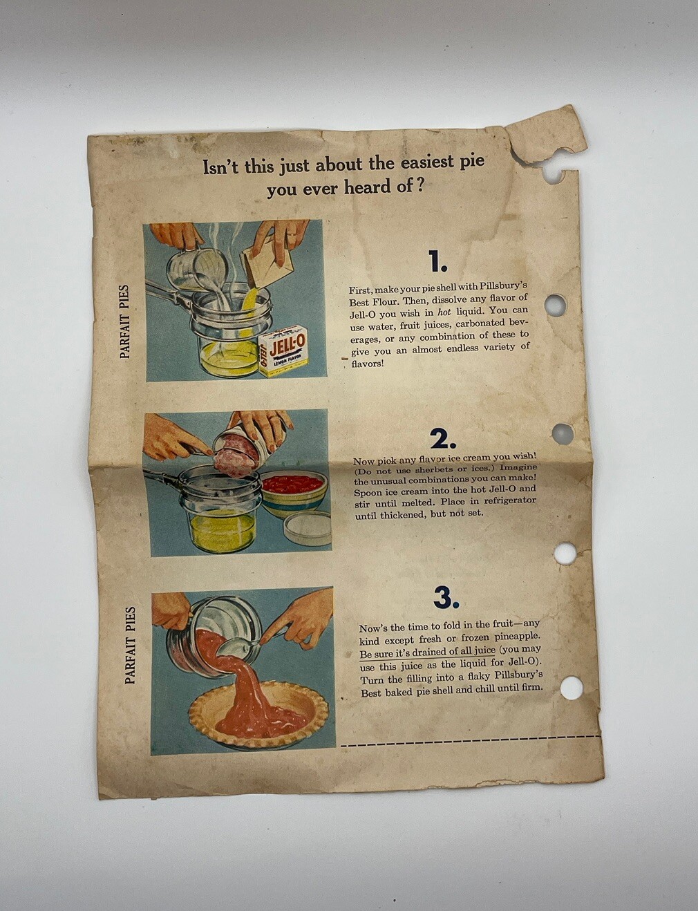 Vintage Lot of 9 Magazine Recipes Ephemera Print Ads 1940s to 1980s