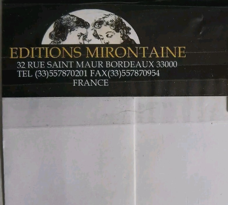 Carte Maquette Fold Out Model Card Maison de Cézanne Le Jas de Bouffan A01 1991