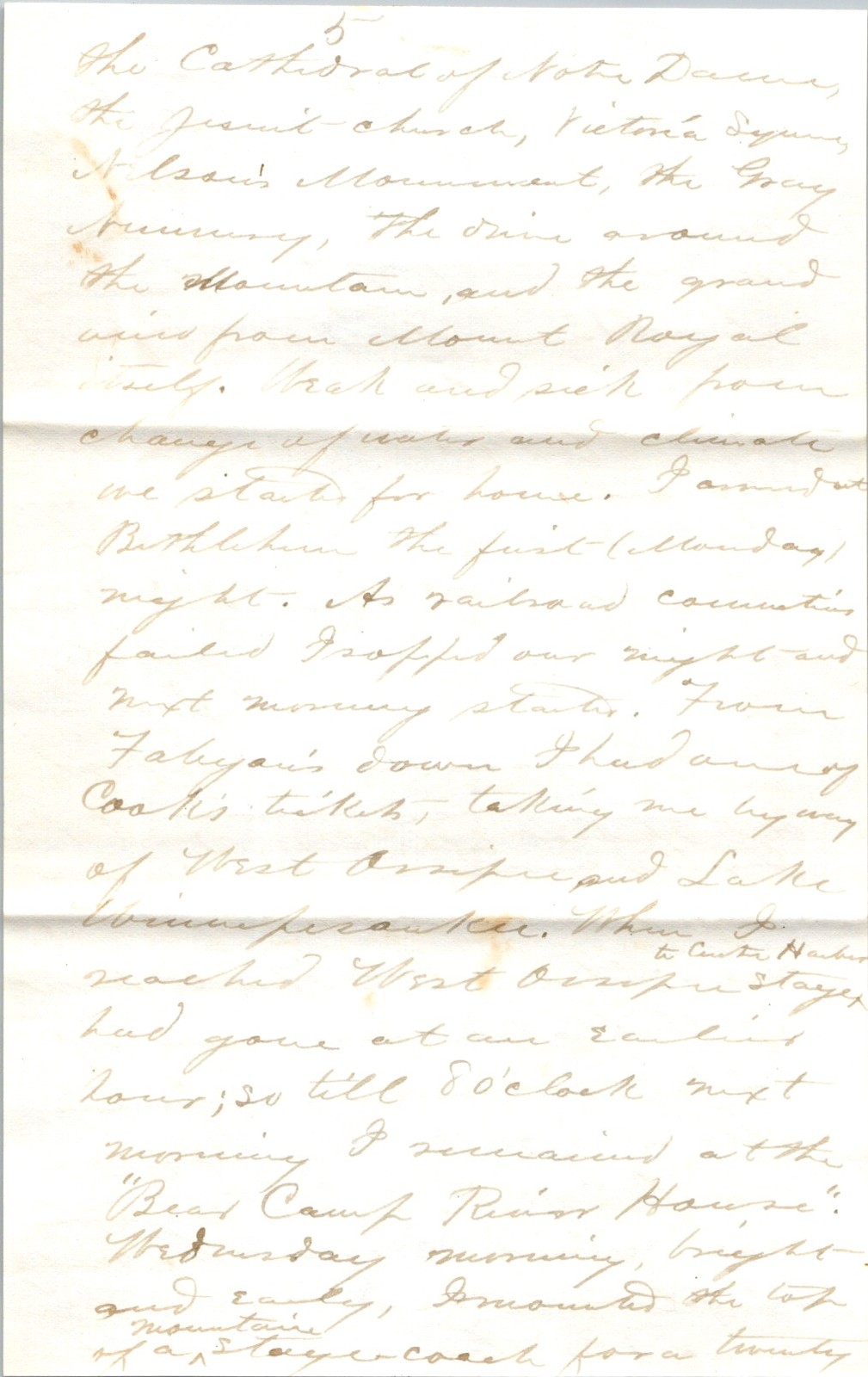 1878 Letter to E. Payson Guild Boston MA w/Envelope & 3-Cent Postage Stamp