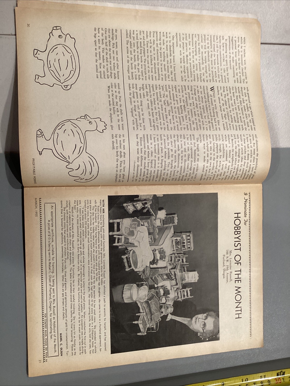 1955 Profitable Hobbies Mailer Magazine Meet Man With 800 Banks