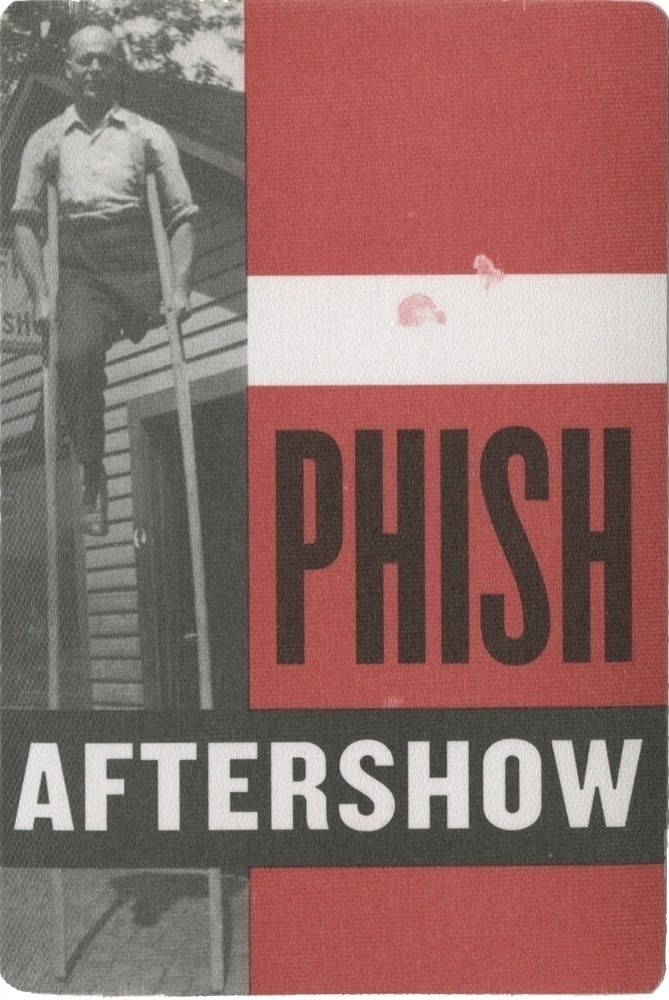 Phish 2003 concert tour Freak Series After Show Backstage Pass