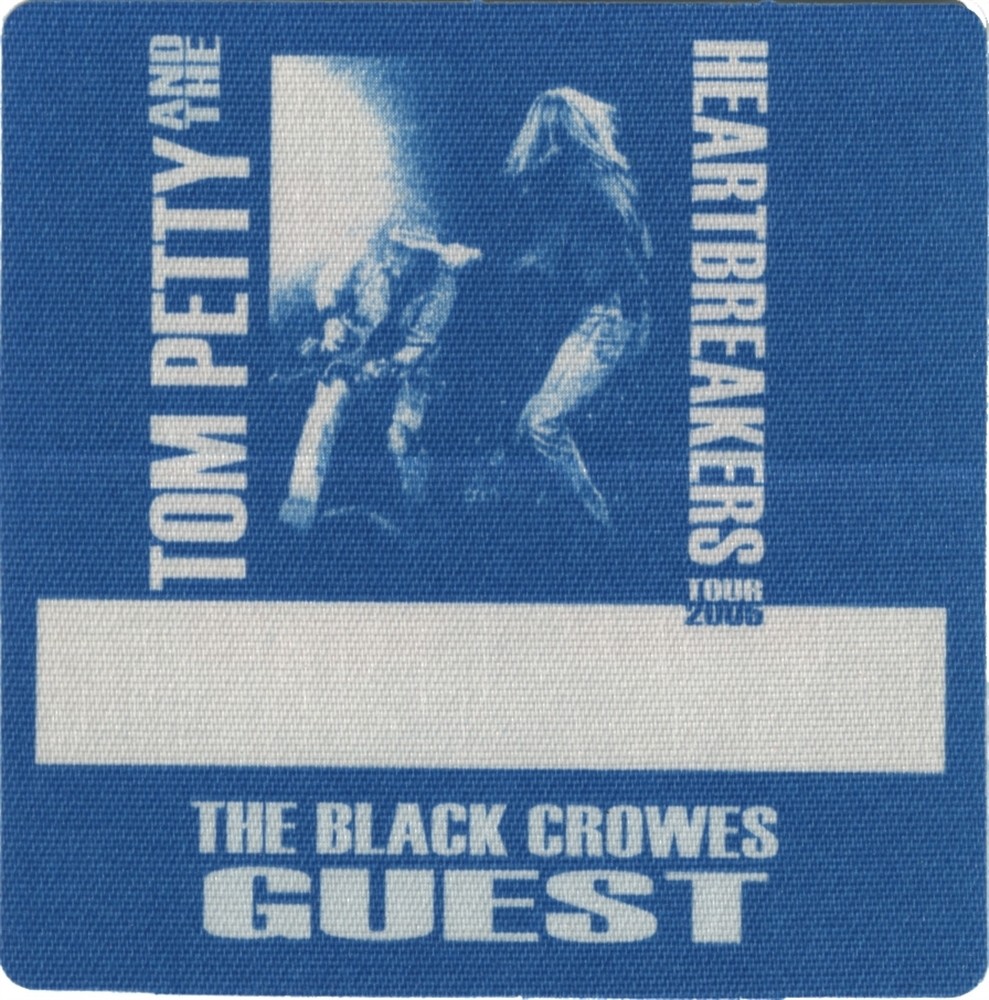 Tom Petty & the Heartbreakers 2005 tour w/ The Black Crowes Guest Backstage Pass
