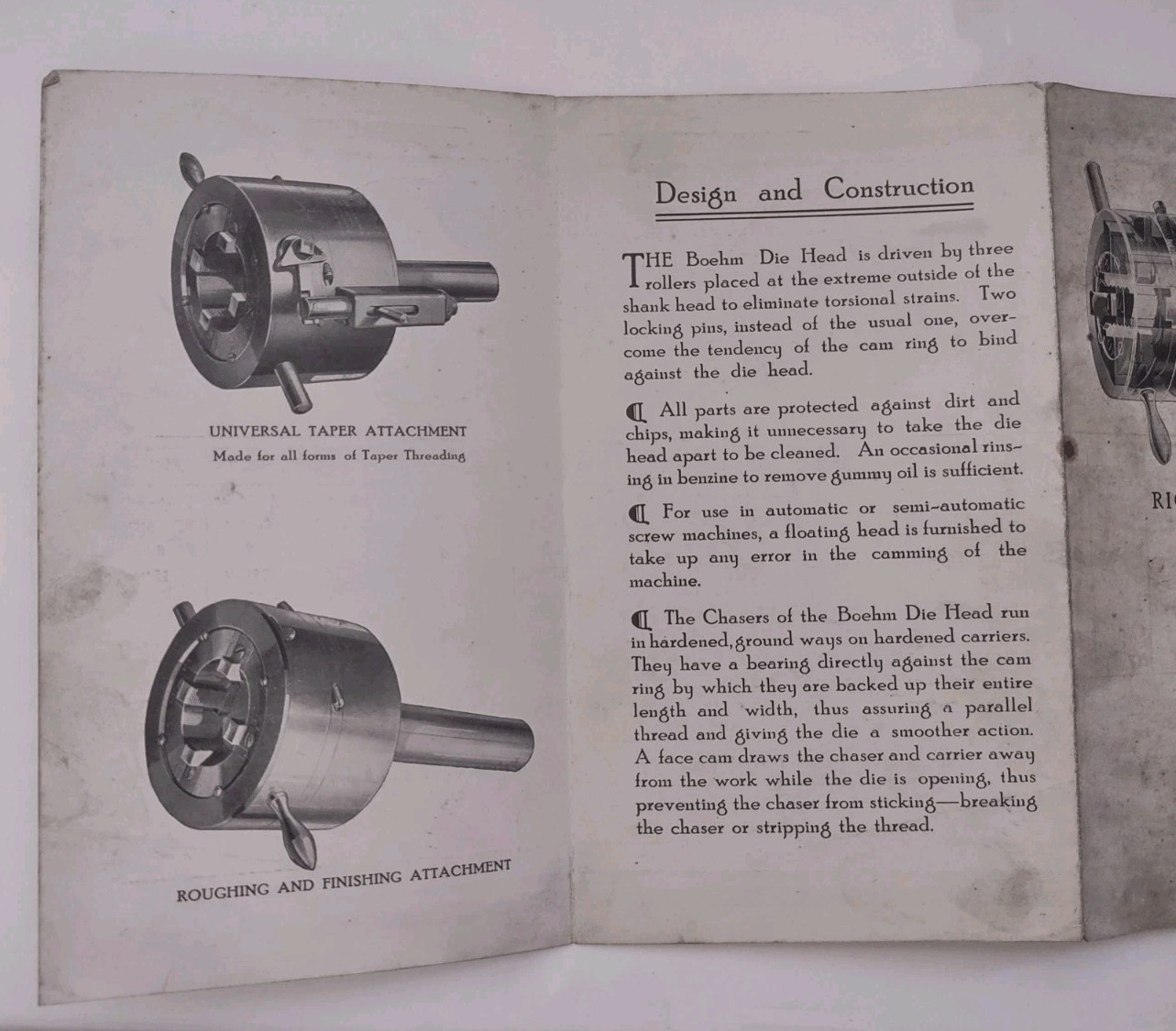 1940s Rickert-Shafer Manufacturers Erie PA Brochures Tapping Machines Die Heads