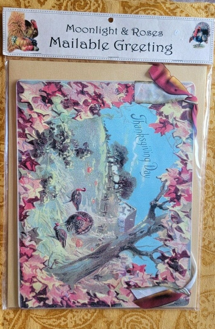IT’S FALL Y’ALL!/THANKSGIVING MAILABLE GREETING/MOONLIGHT & ROSES!
