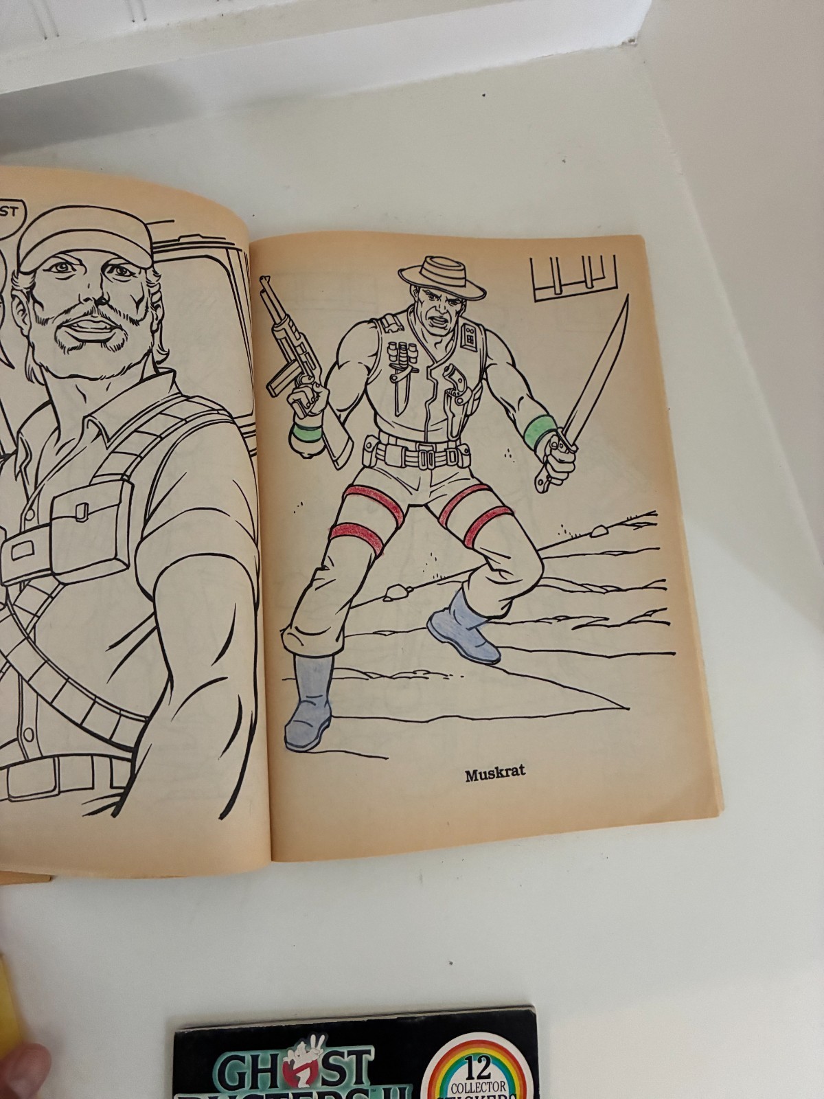 Unused 1980s-1990s Coloring & Kids Book Lot (TMNT, Batman, GI Joe, WWF)