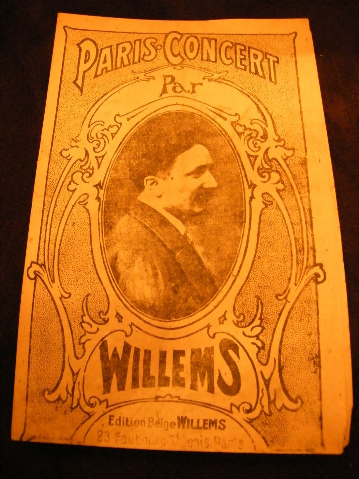 Sheet Music Paris Concert Willems La madelon de la victoire Accordion