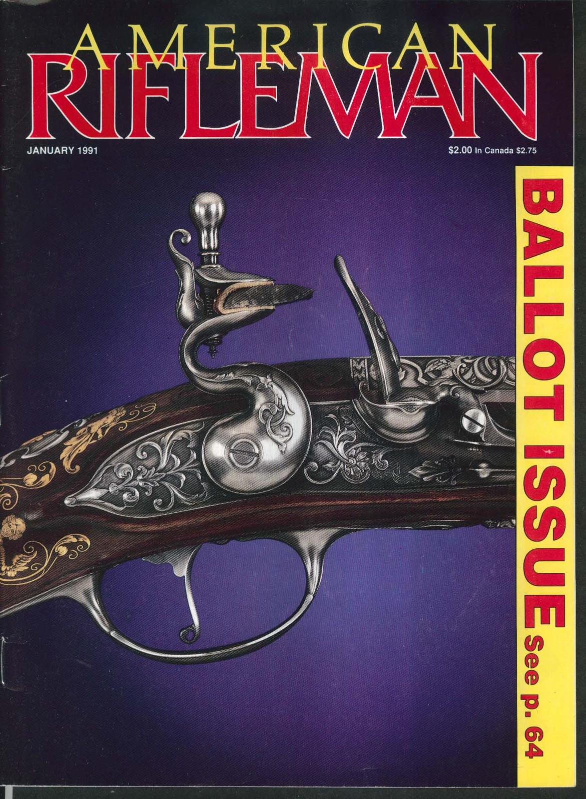 AMERICAN RIFLEMAN Smith & Wesson 40 Soviet Service Pistol Monte Mandarino 1 1991