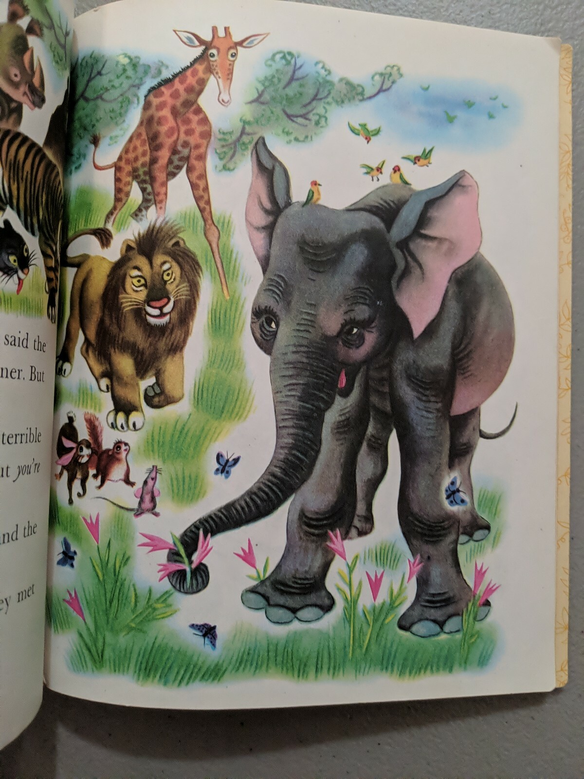 A Day In The Jungle, A Little Golden Book,1943(VINTAGE Brown Binding)
