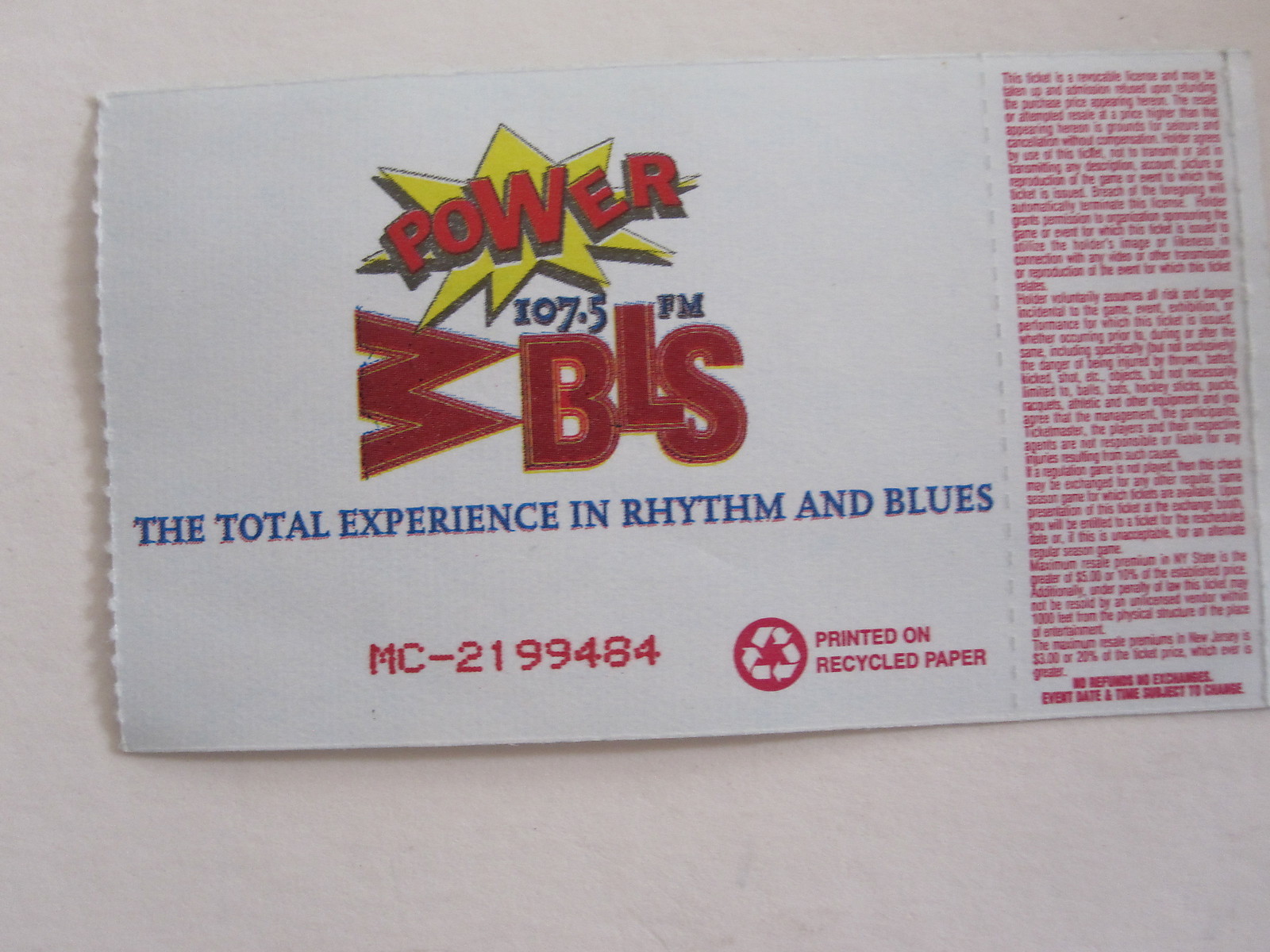 NY NJ METRO STARS vs NEW ENGLAND REVOLUTION TICKET STUB 1996 INAUGURAL SEASON