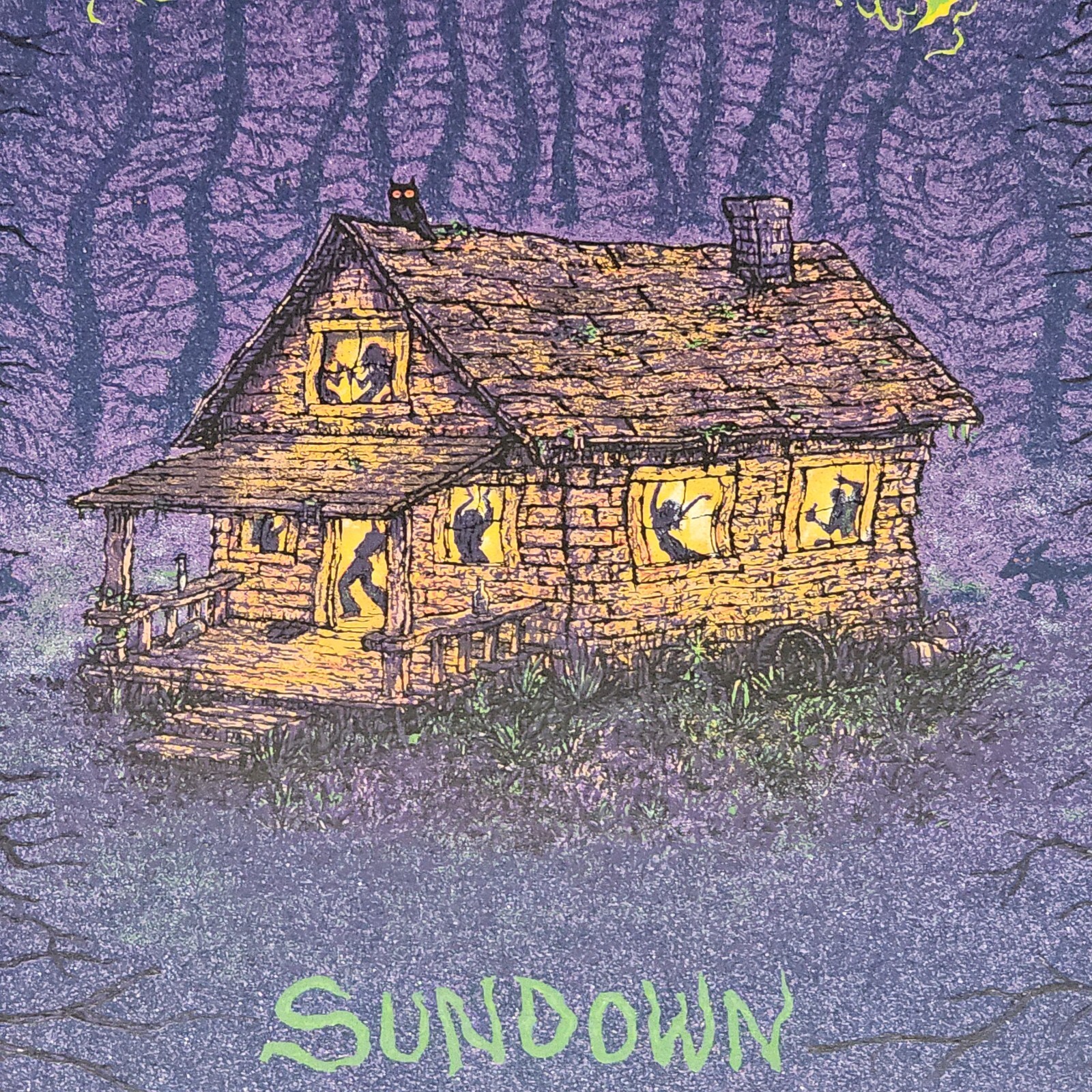 SIGNED Marq Spusta Widespread Panic PURPLE VARIANT AP Artists Proof Print Poster