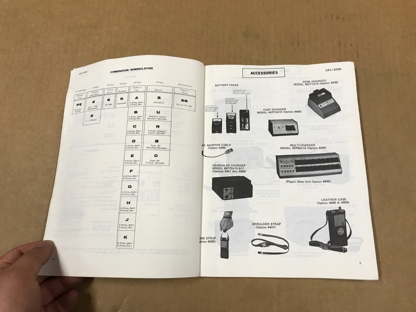 Vtg General Electric Mobile Radio Master Progress Line – Personal Series Manual