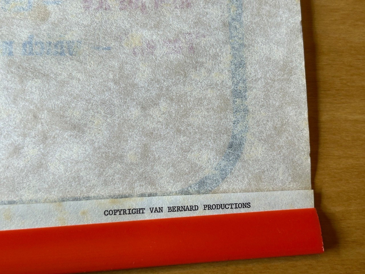 Vintage Pledge of Allegiance Scroll with Red, White, & Blue Storage Tube