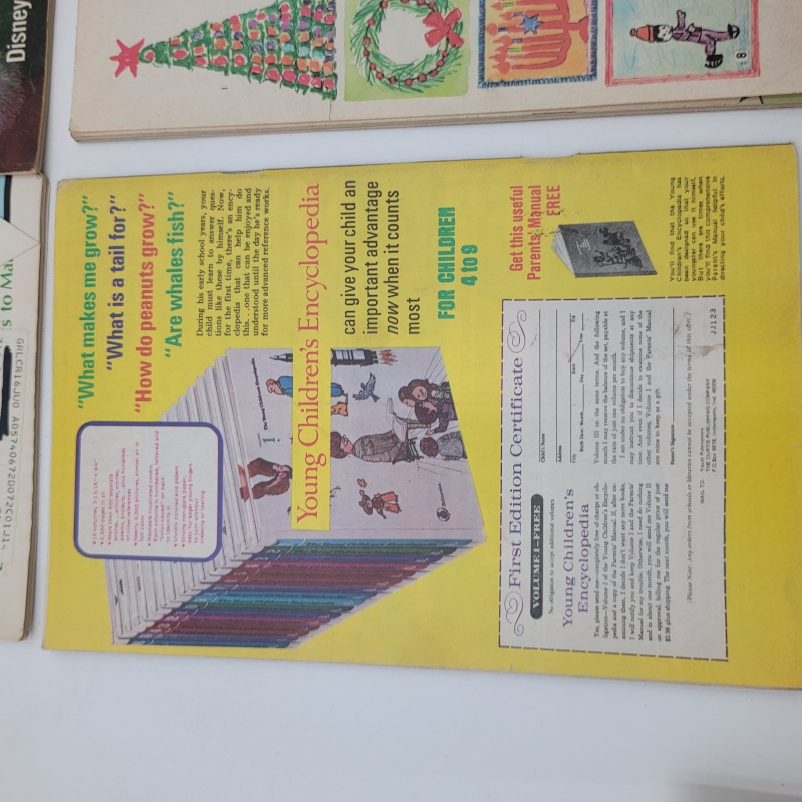 Vintage Jack and Jill Magazine Lot 4 Christmas Issues 1970s Disney Aristocats