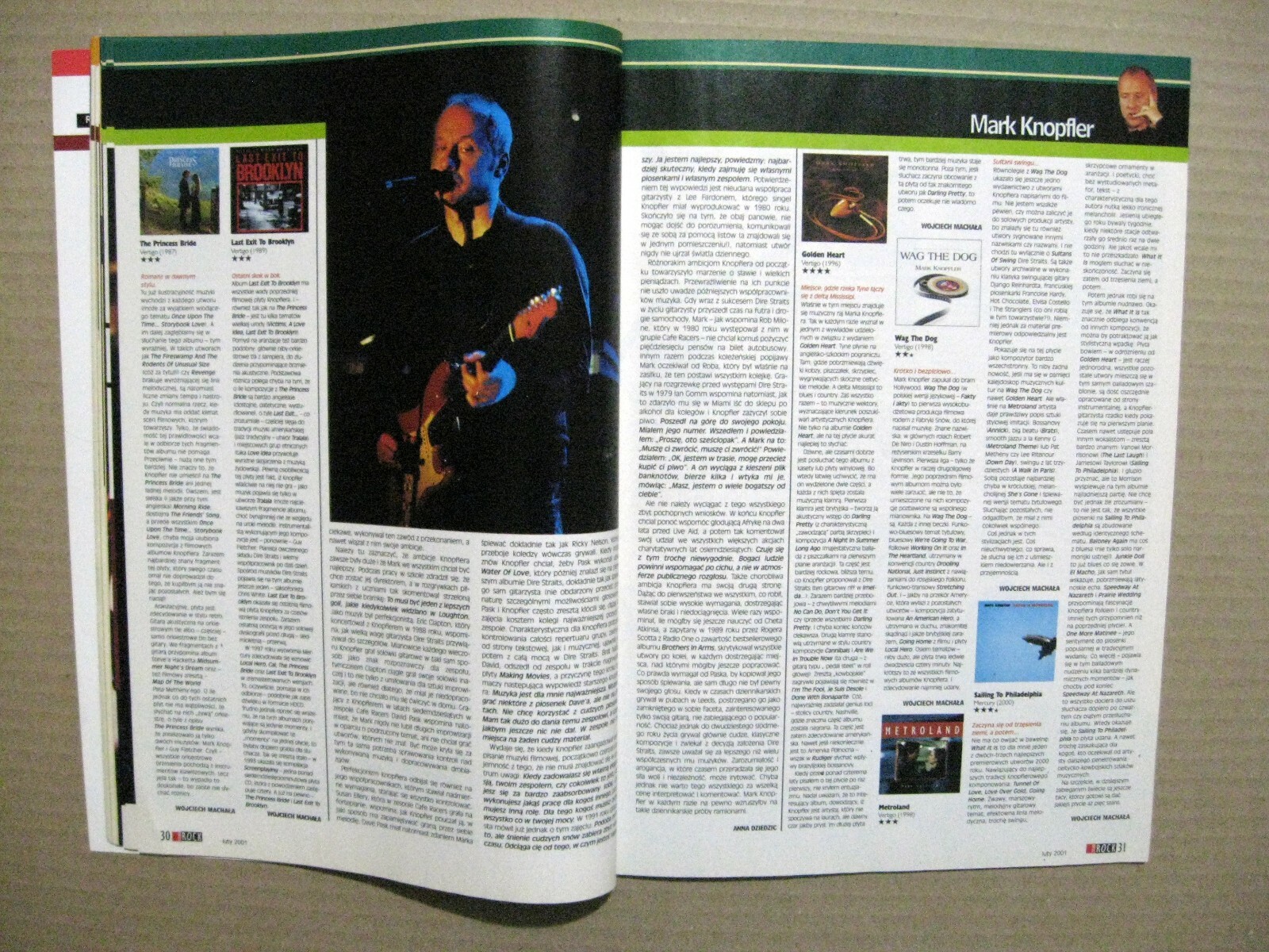 Magazine 2001 Poland Maanam Mark Knopfler Dire Straits Nine Inch Nails