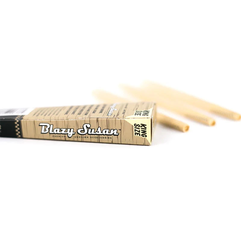 Blazy Susan King Size Unbleached Cones with Filters | Full Box BEST PRICE!