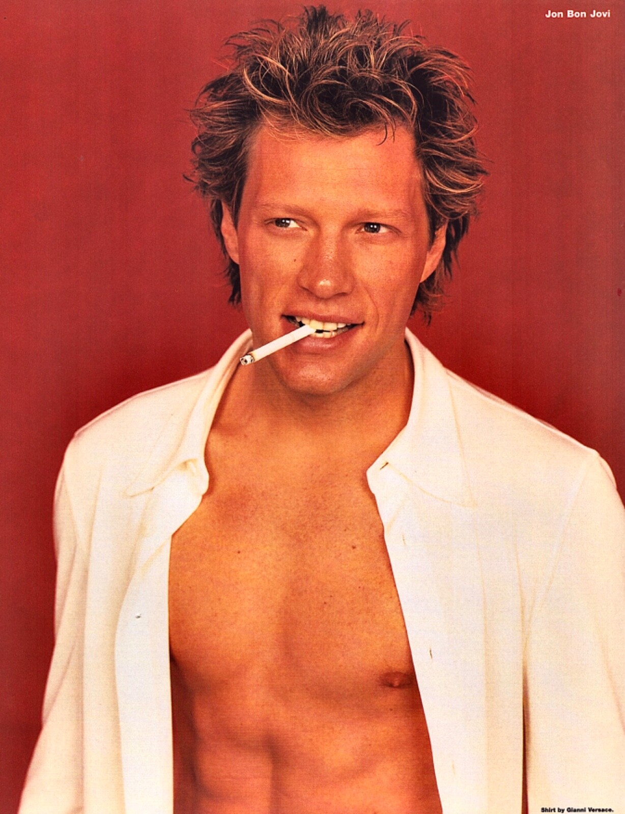 1997 JON BON JOVI Jersey Made Vintage Magazine Article 5 Pages with 4 photos