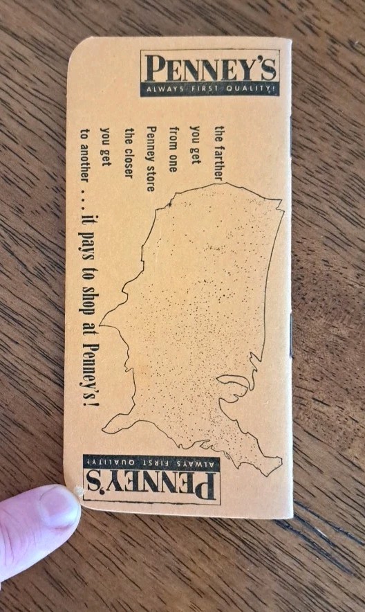 Pennys Gift Booklet c1930s aka JC Pennys Vintage Great Shape