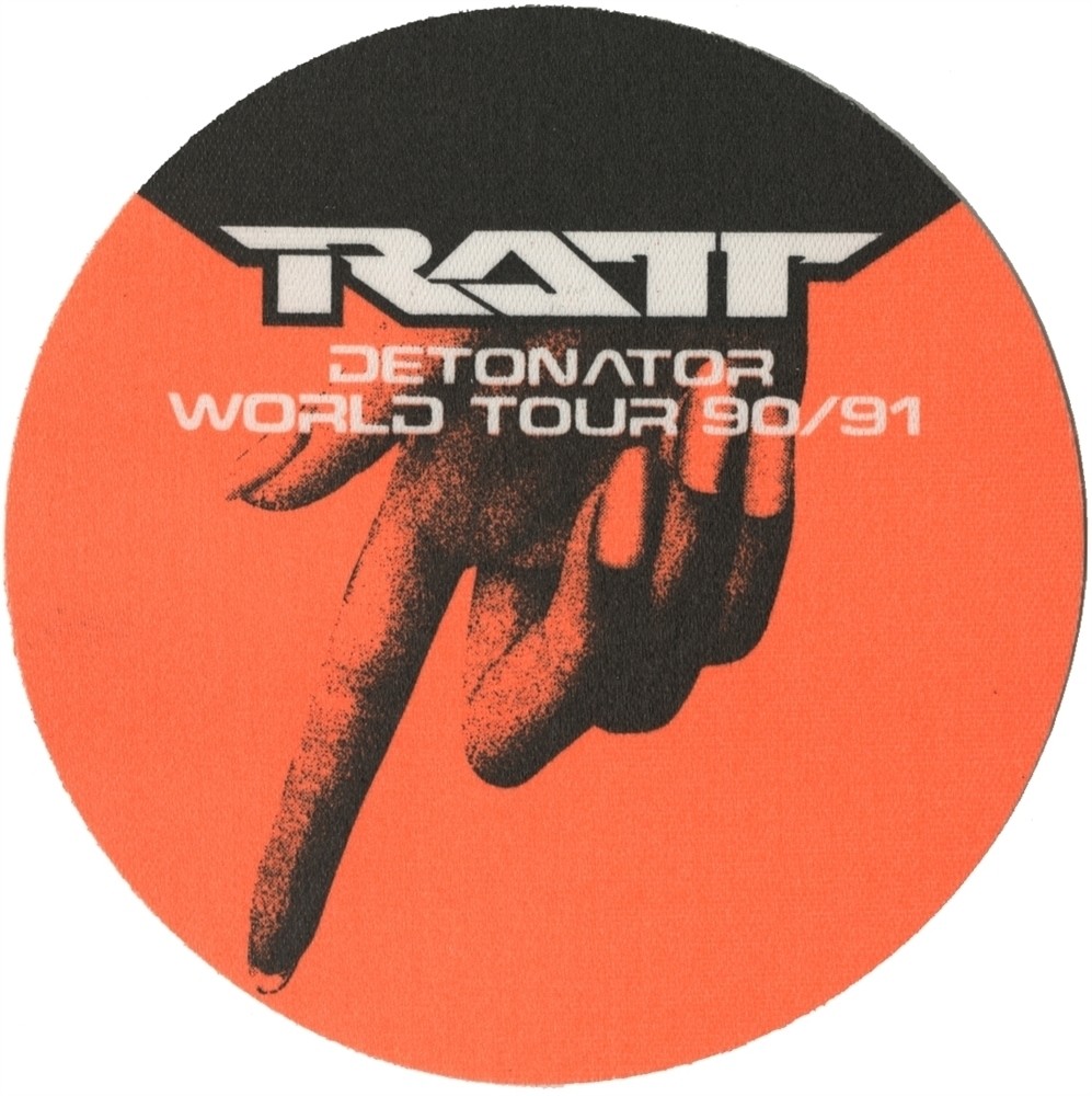 Ratt 1990 Detonator concert tour collectible Band Backstage Pass