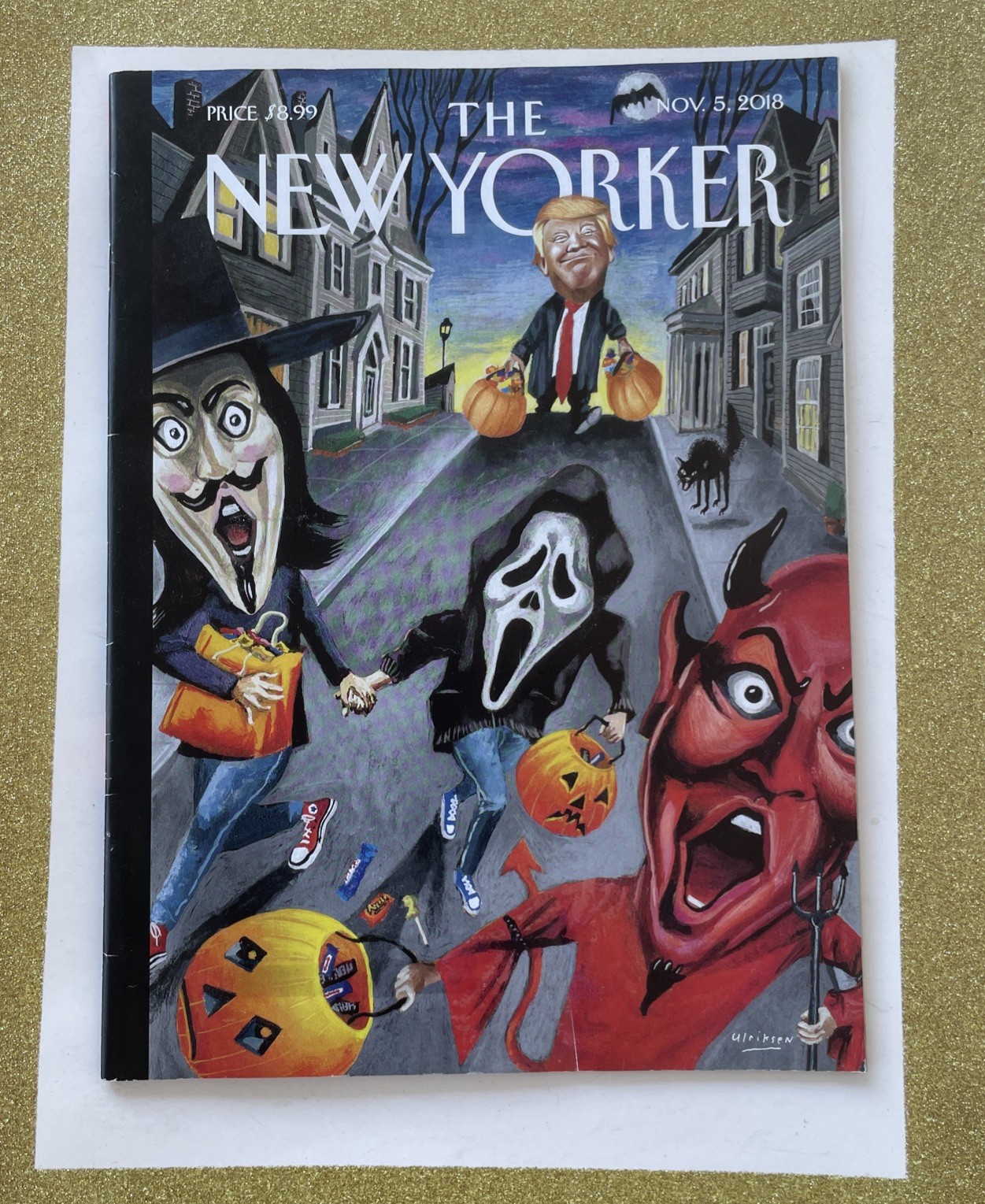 NEW YORKER magazine DONALD TRUMP – MAGA – HALLOWEEN Nov 5 2018