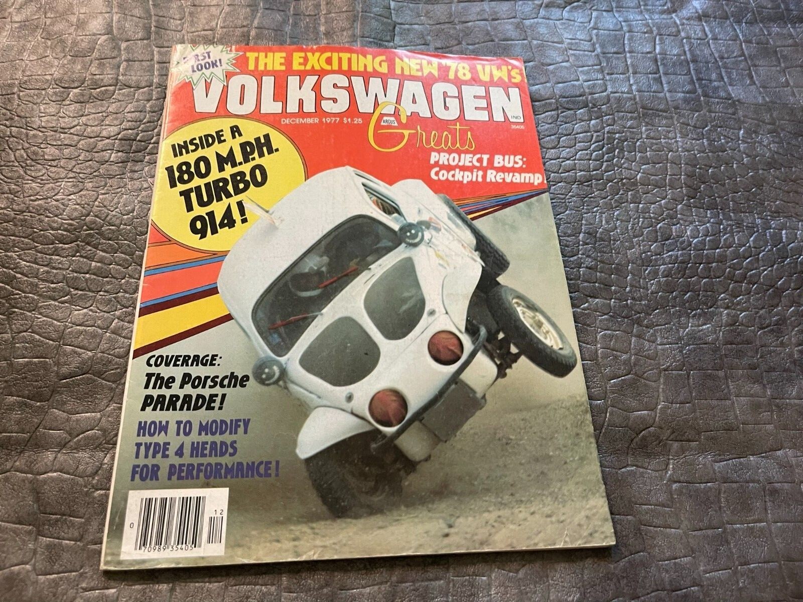 DECEMBER 1977 VOLKSWAGEN GREATS vintage car magazine