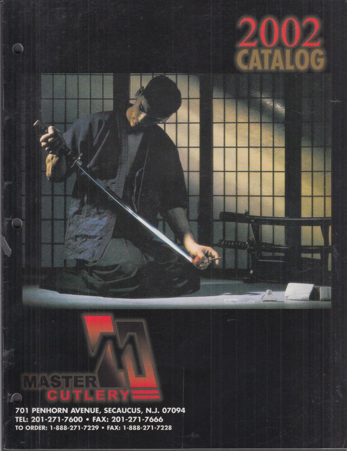 Master Cutlery Catalog 2002 Ninja Karate Kung Fu Judo Keikogi Martial Arts