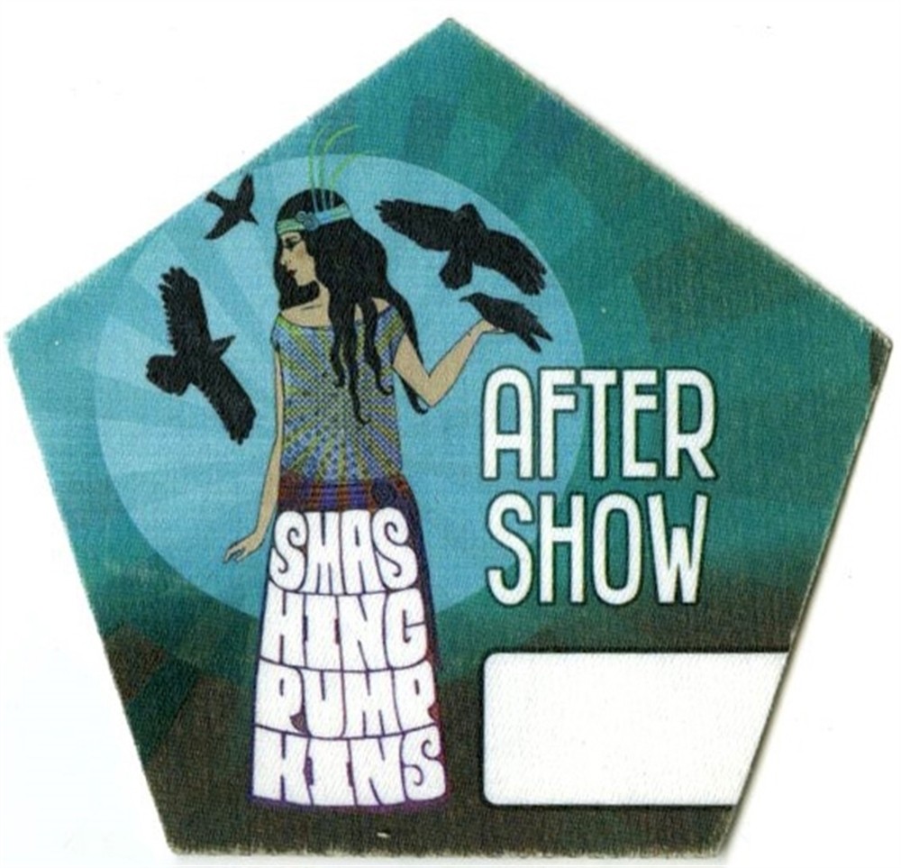 Smashing Pumpkins 2008 Zeitgeist concert tour After Show Backstage Pass