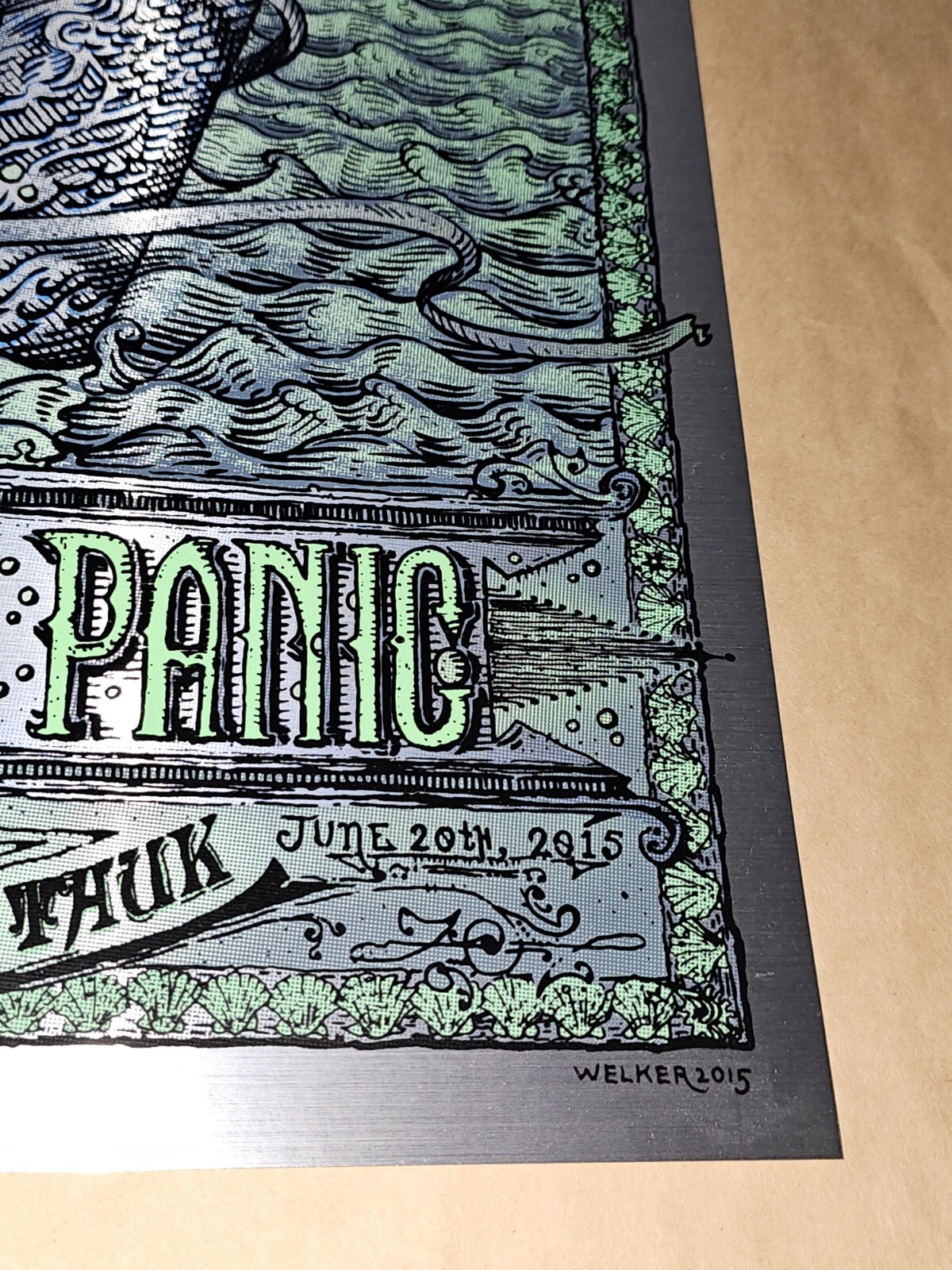 FOIL Variant Widespread Panic David Welker Wantagh New York Signed Poster Print