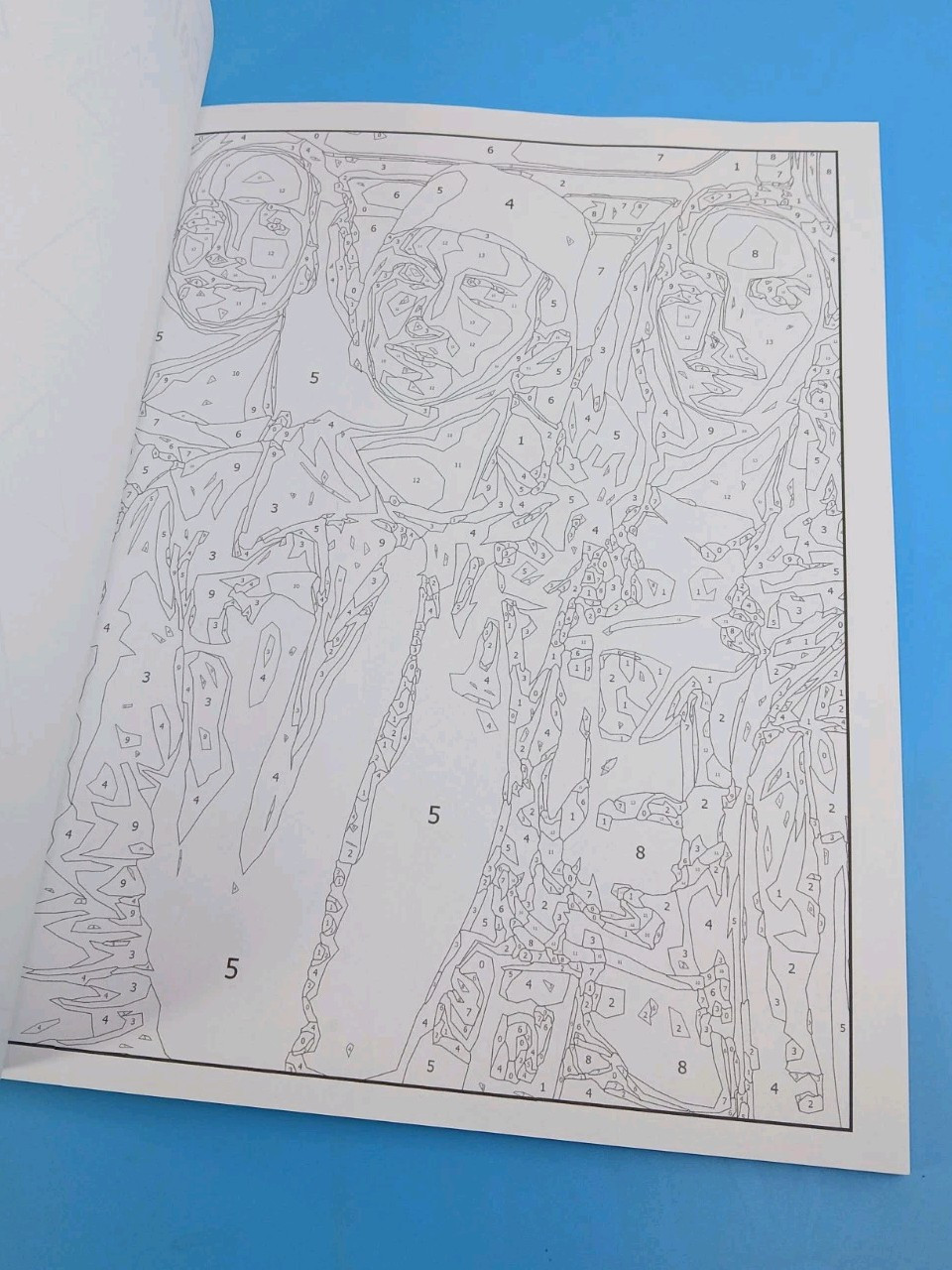 Rare Pearl Jam – Color by Number Adult Coloring Book for Color Pencils UNUSED