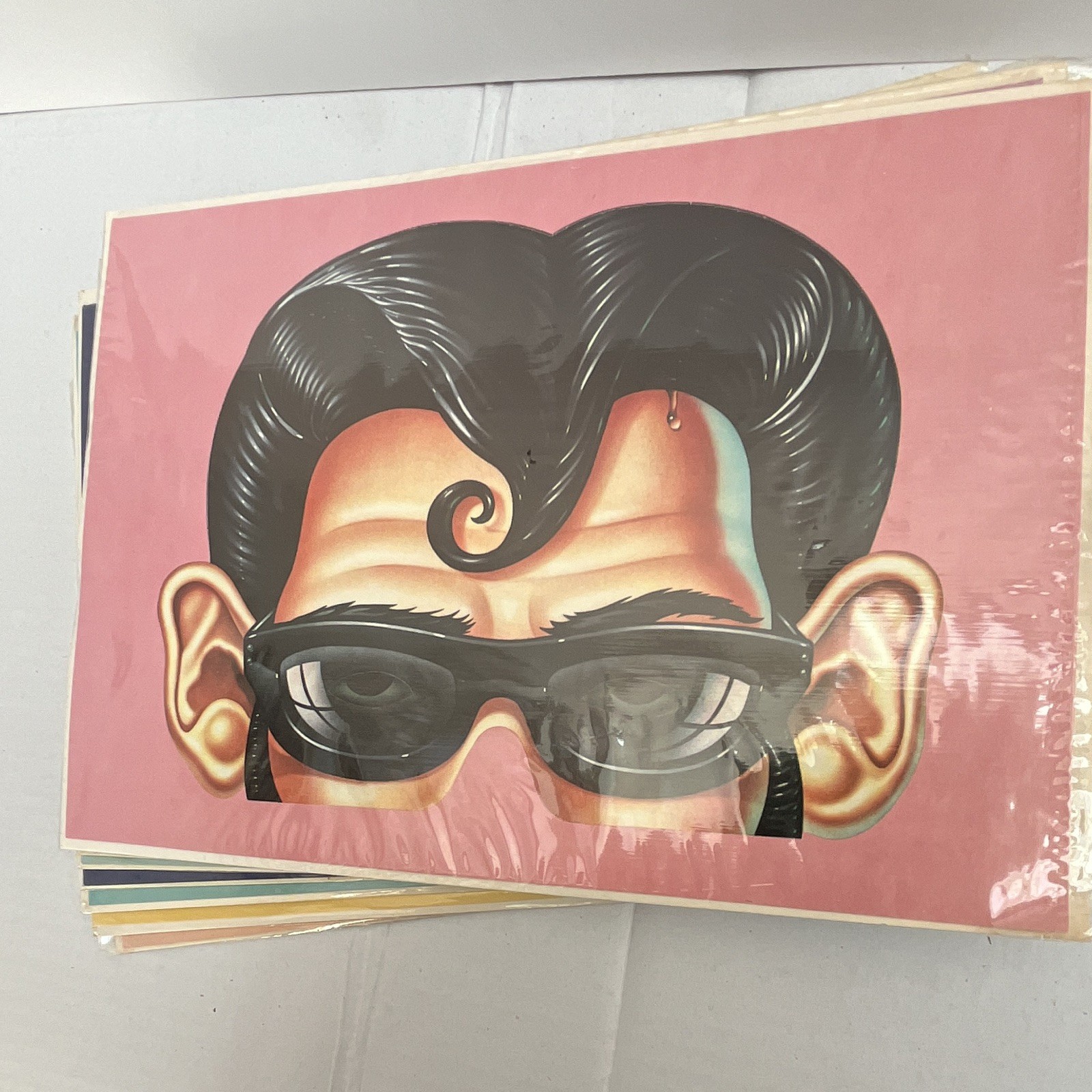Paper Magic Group Vintage Pre-1990 Multicolor Paper Pop-Out Face Mask Cards