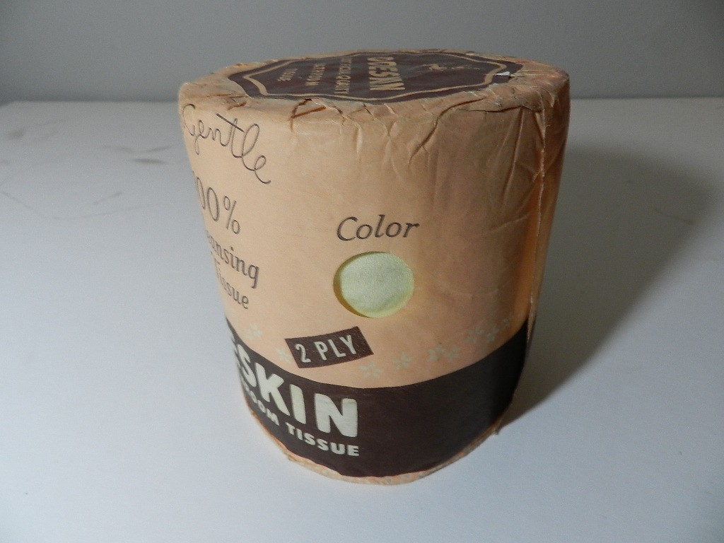 VINTAGE 1950’s DOESKIN TOILET PAPER- NEW OLD STOCK- FAWN IMAGE- VINTAGE HOME