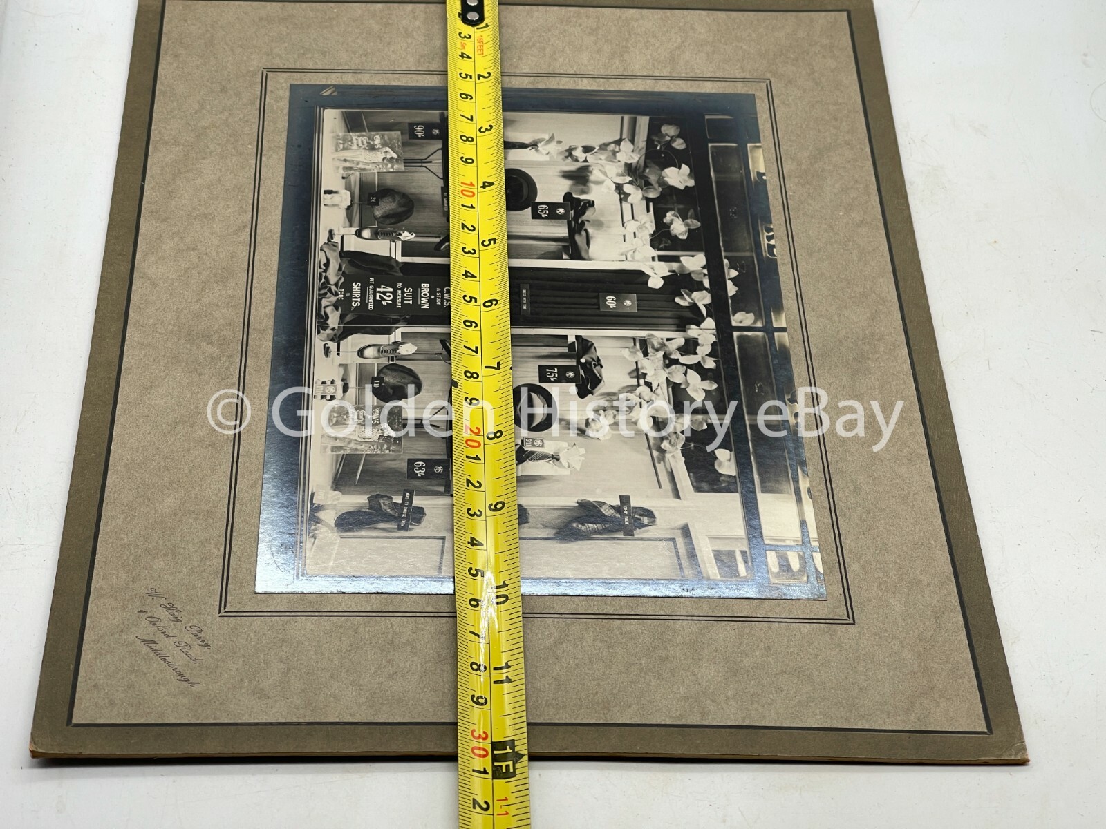 VINTAGE CO-OP SOCIETY CWS WINDOW DISPLAY PHOTO PHOTOGRAPH MIDDLESBOROUGH