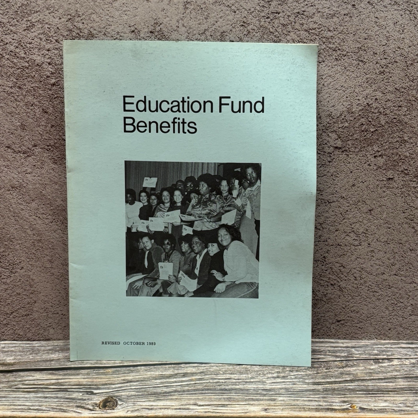 Education Fund Benefits Booklet NYC DC 37 AFSCME Revised October 1989🌸