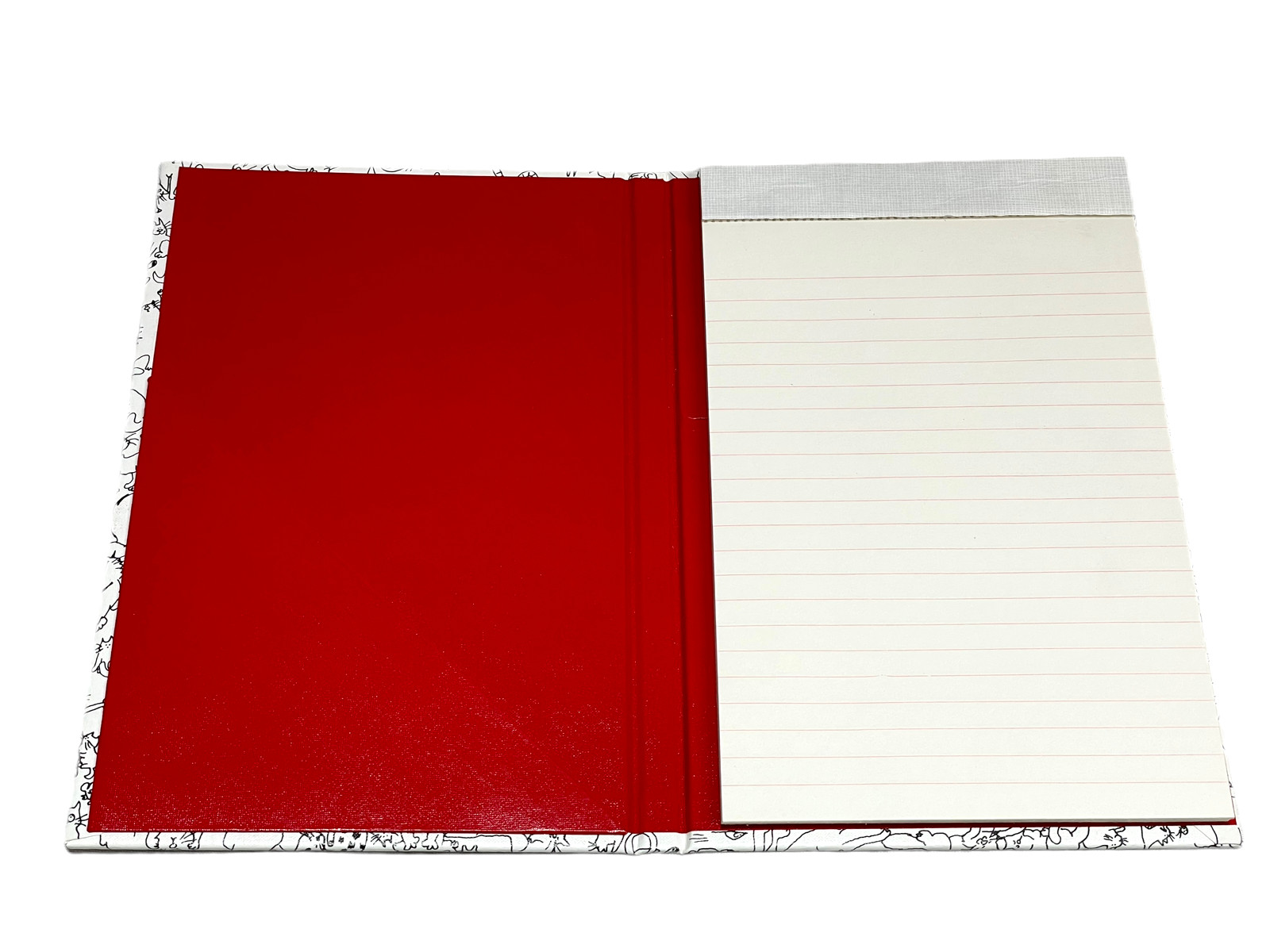 Vintage 1982 Hallmark “CATS” Design Hardcover Lined Note Pad Refillable