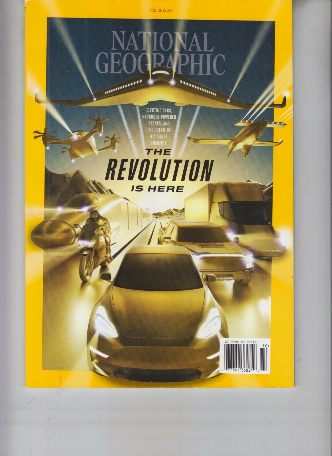 TRANSPORTATION REVOLUTION NATIONAL GEOGRAPHIC MAGAZINE OCTOBER 2021