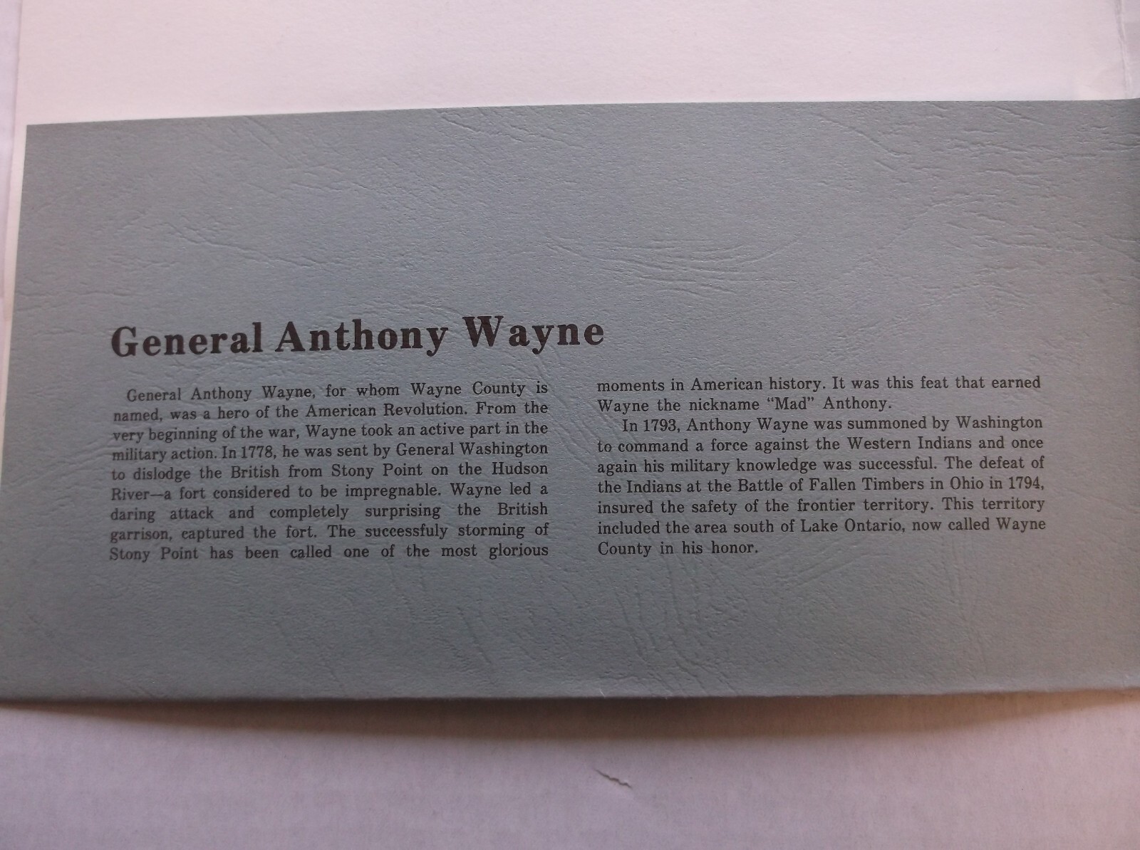 Wayne County NY The American Revolution Bicentennial Celebration Folder & Prints