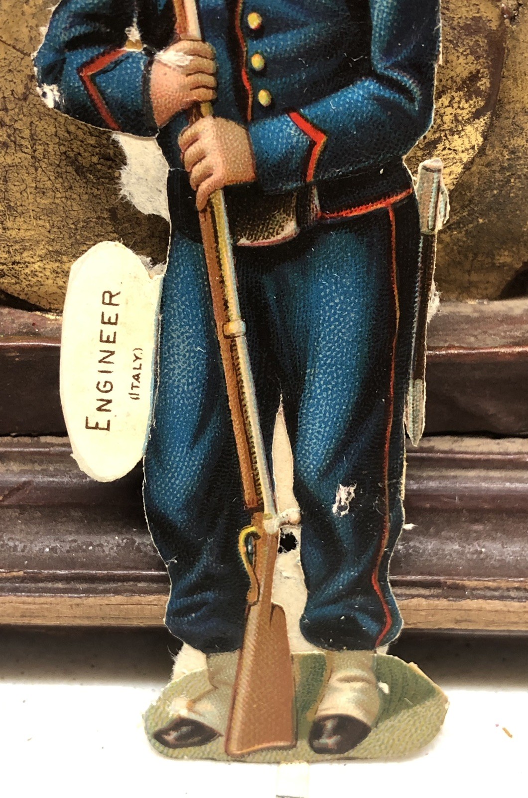 Soldiers of Italy – Engineer – Die Cut Scrap by Raphael Tuck & Sons #270 L8