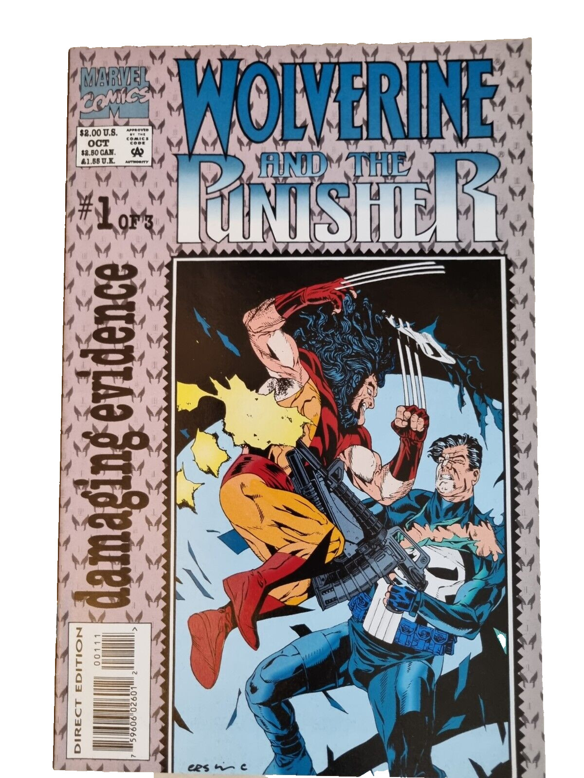 Wolverine and The Punisher Damaging Evidence No.1 October 1993